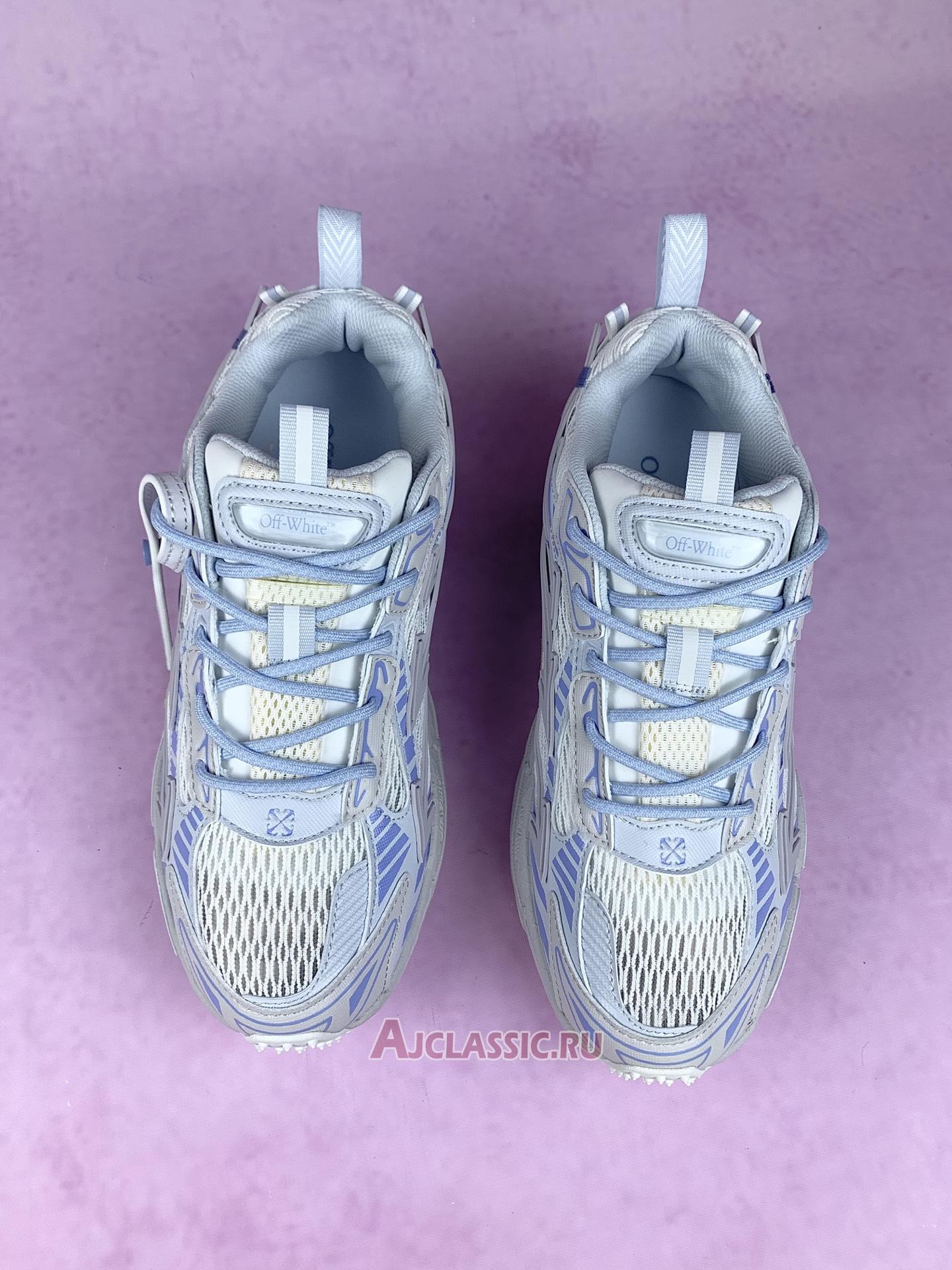 New Off-White Be Right Back "White Grey Light Blue" OMIA295C99FAB001 0140-2 Shoes