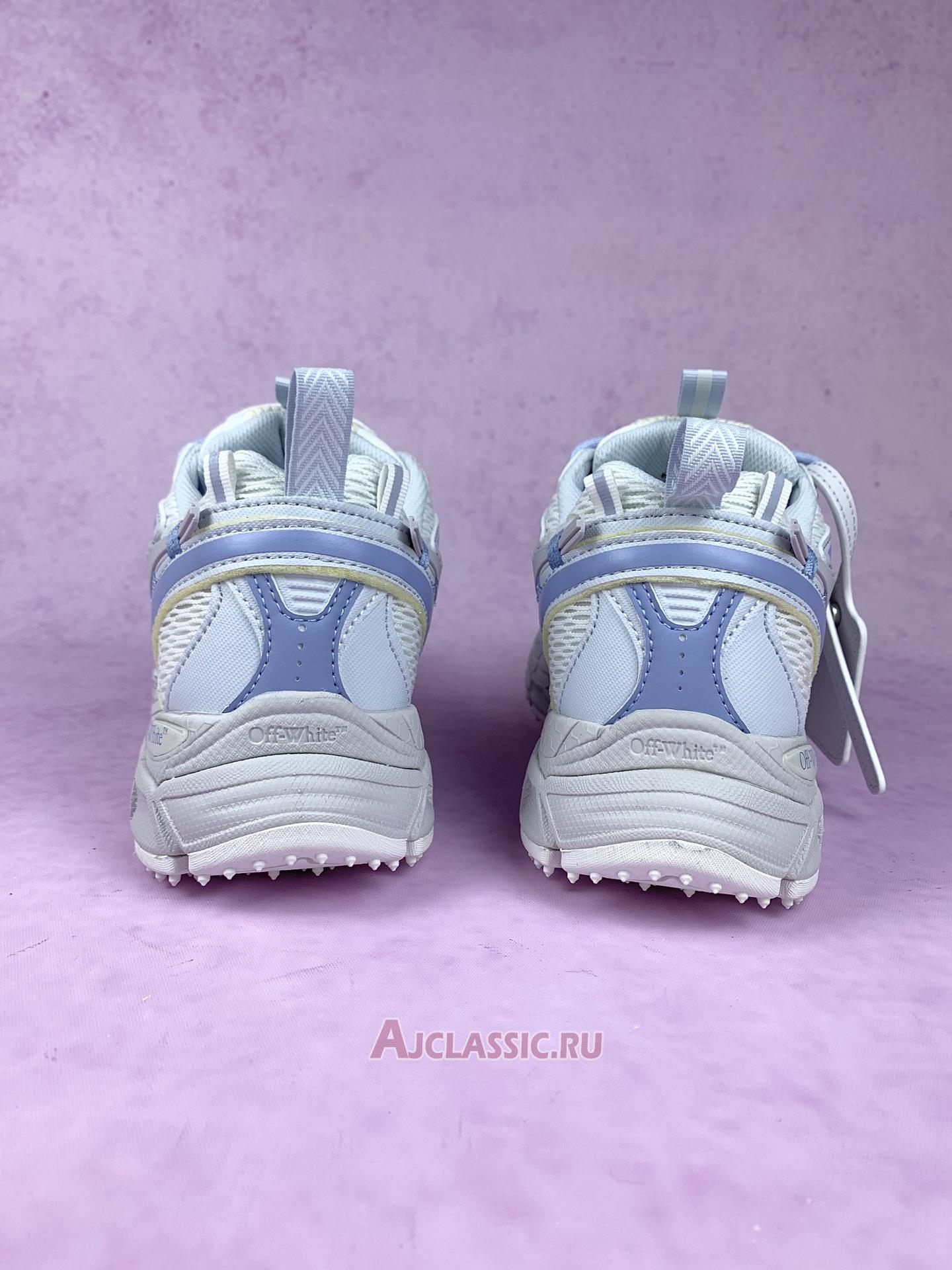 New Off-White Be Right Back "White Grey Light Blue" OMIA295C99FAB001 0140-2 Shoes