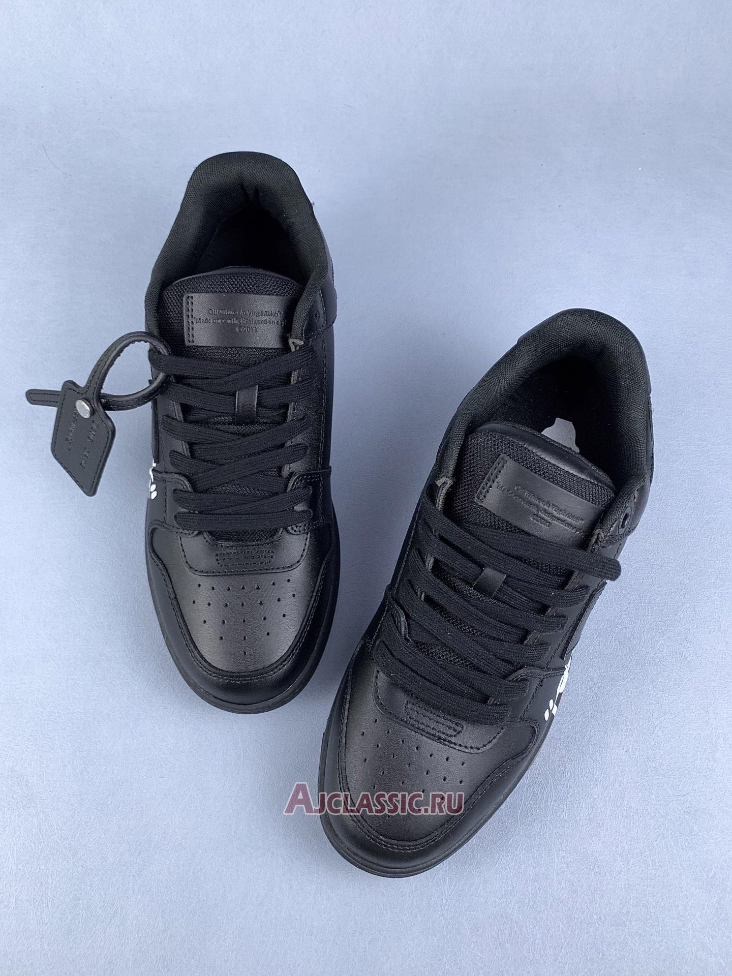 New Off-White Out of Office "For Walking - Black White" OMIA189C99LEA002 1001 Shoes