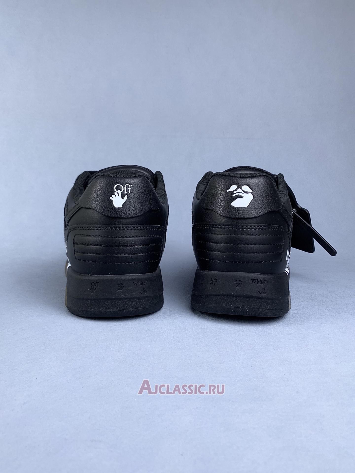 New Off-White Out of Office "For Walking - Black White" OMIA189C99LEA002 1001 Shoes