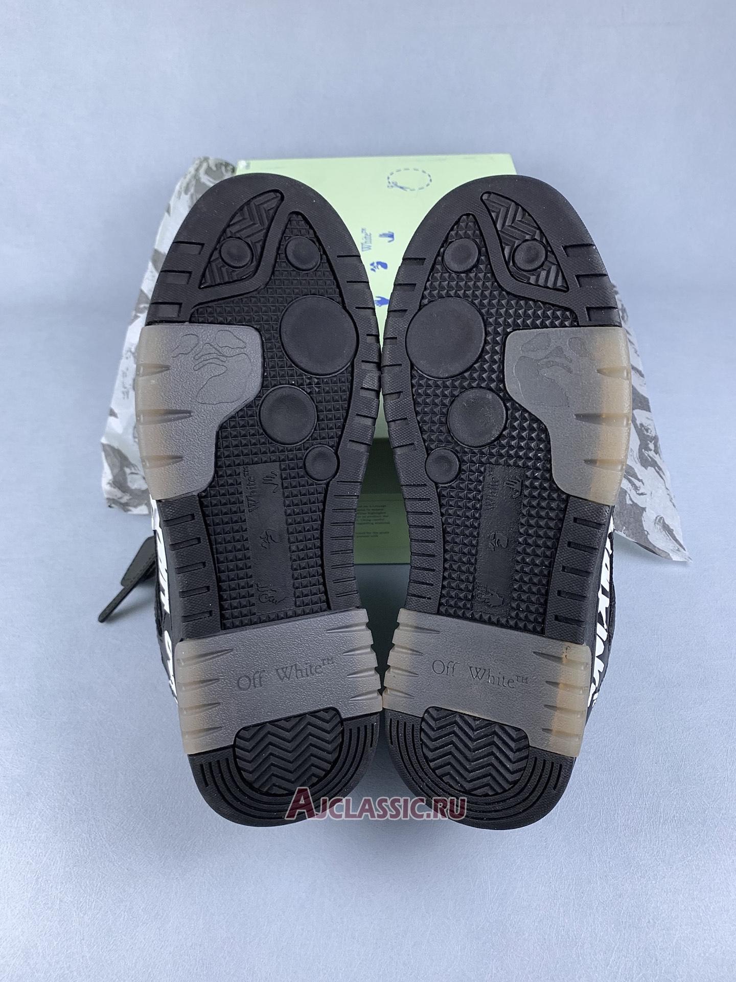 New Off-White Out of Office "For Walking - Black White" OMIA189C99LEA002 1001 Shoes