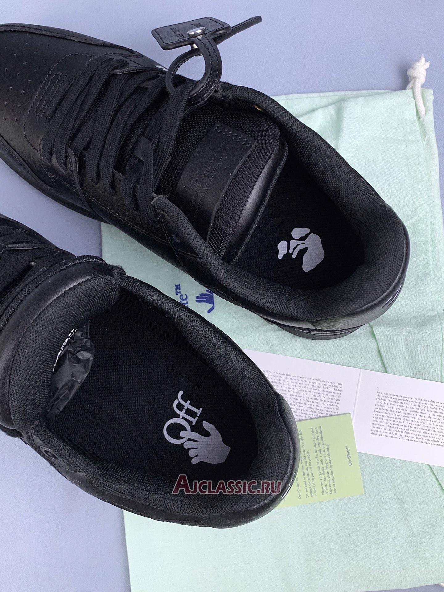 New Off-White Out of Office "For Walking - Black White" OMIA189C99LEA002 1001 Shoes