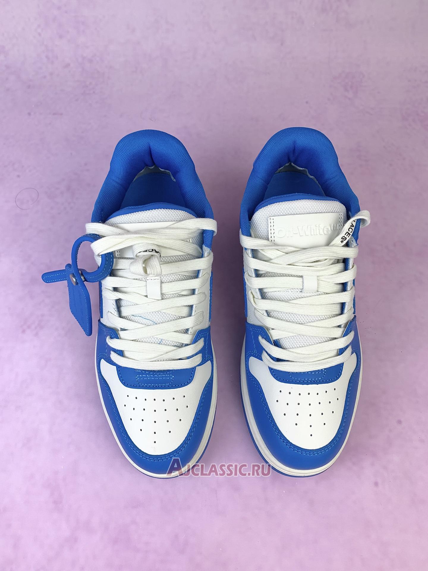 New Off-White Out of Office Low "Blue White" OMIA189S24LEA003 0146-2 Shoes