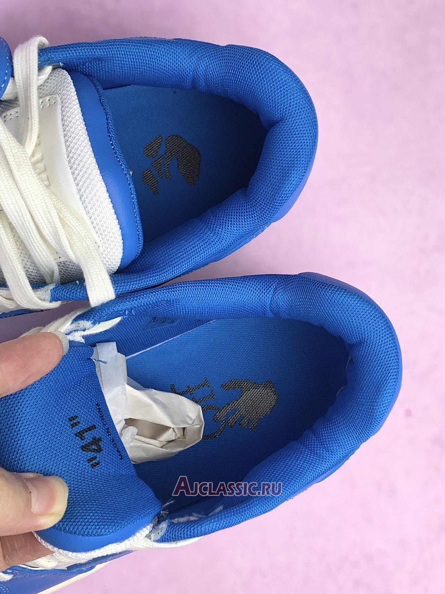 New Off-White Out of Office Low "Blue White" OMIA189S24LEA003 0146-2 Shoes