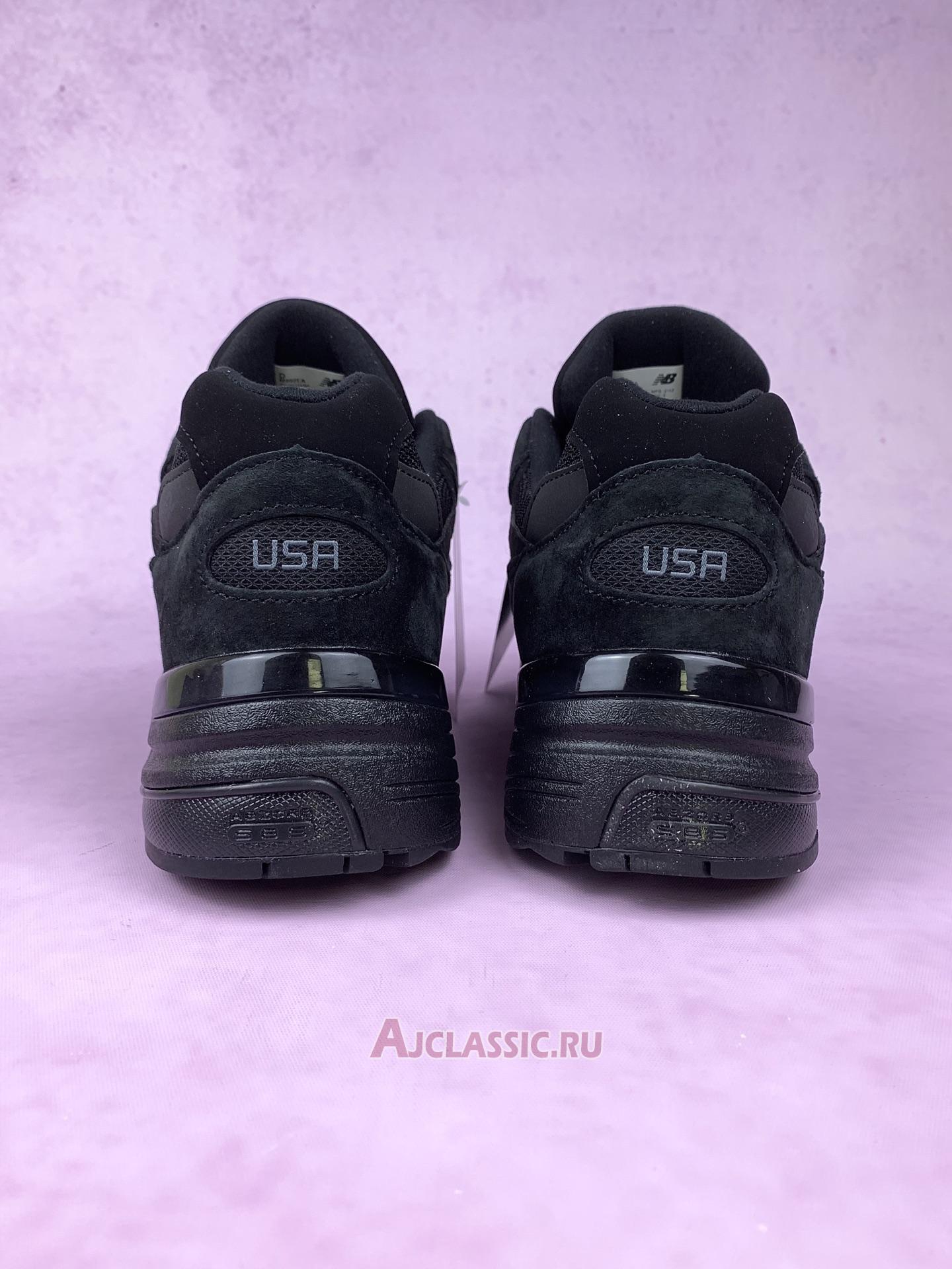 New Balance 992 Made in USA "Triple Black" 2021 M992EA Shoes