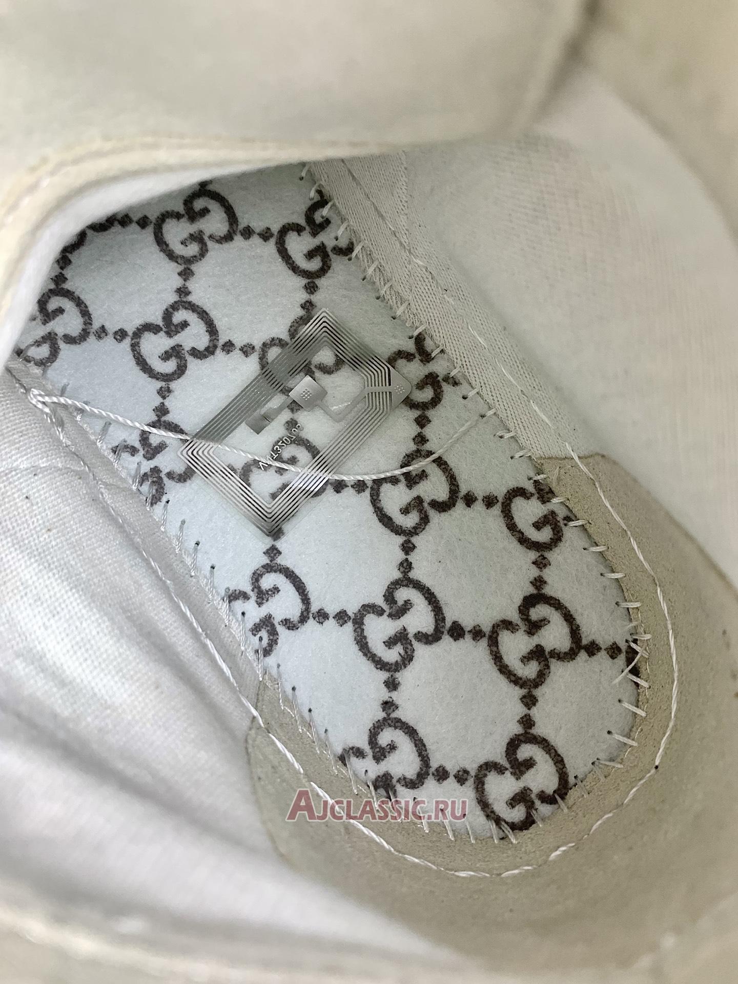 New Gucci High Top Leather Web Detail "White" Sneaker 221825 ADFX0 9060-2 Shoes