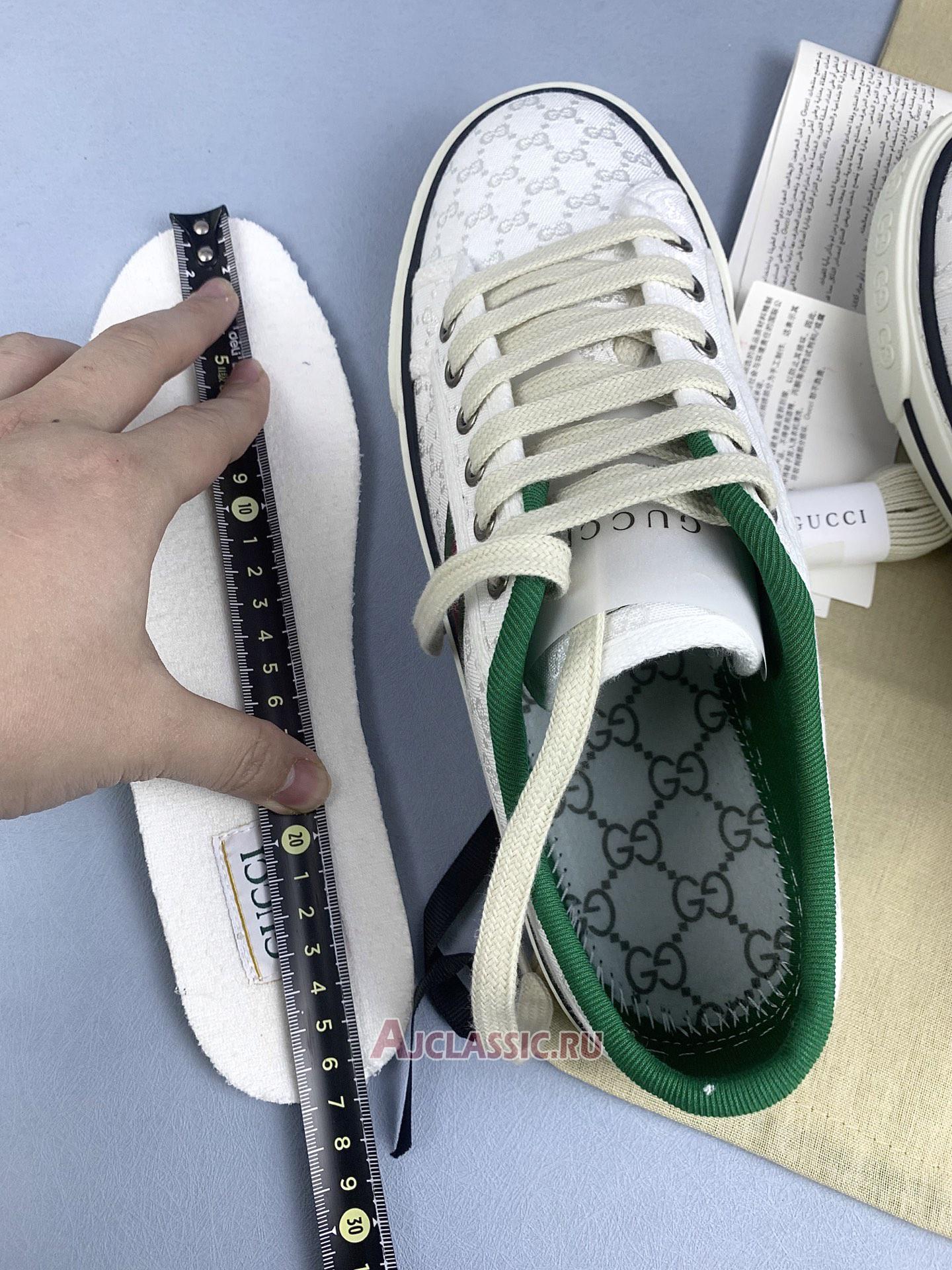 New Gucci Tennis 1977 "White Mini GG" 606110 99W90 9085 Shoes