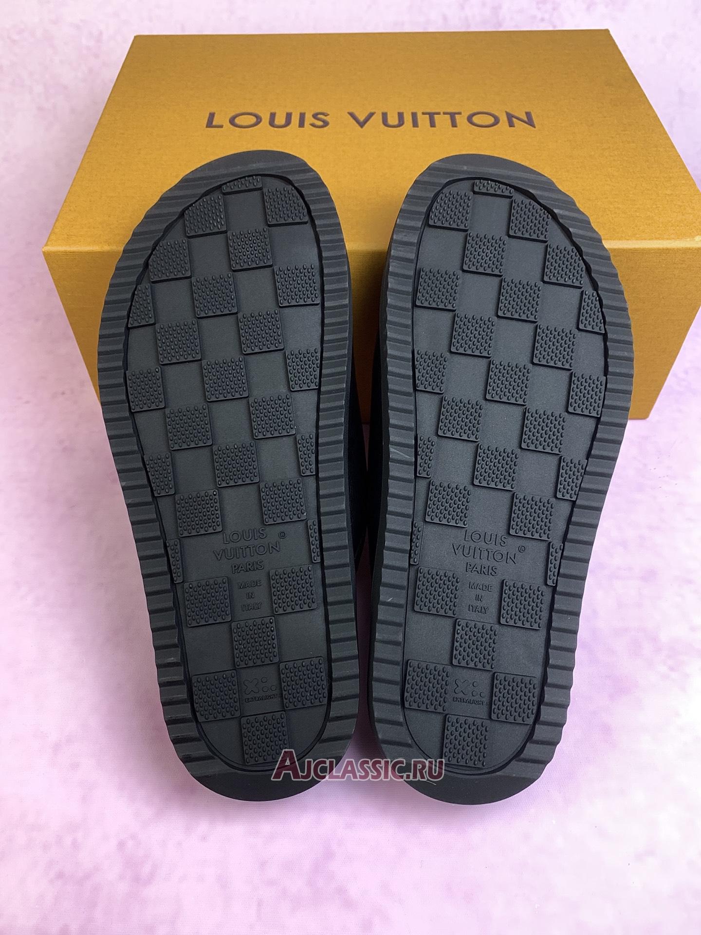 New Louis Vuitton LV Miami Mule Sandals "Black Monogram" 1AIXCU Shoes