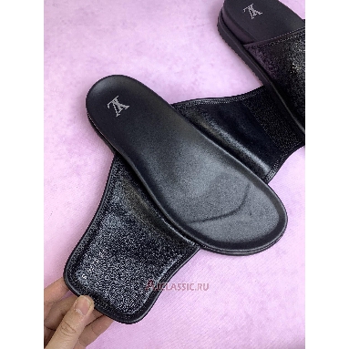 Buy Louis Vuitton LV Miami Mule Sandals Black Monogram Black 1AIXCU Quality Reps Replicas Shoes