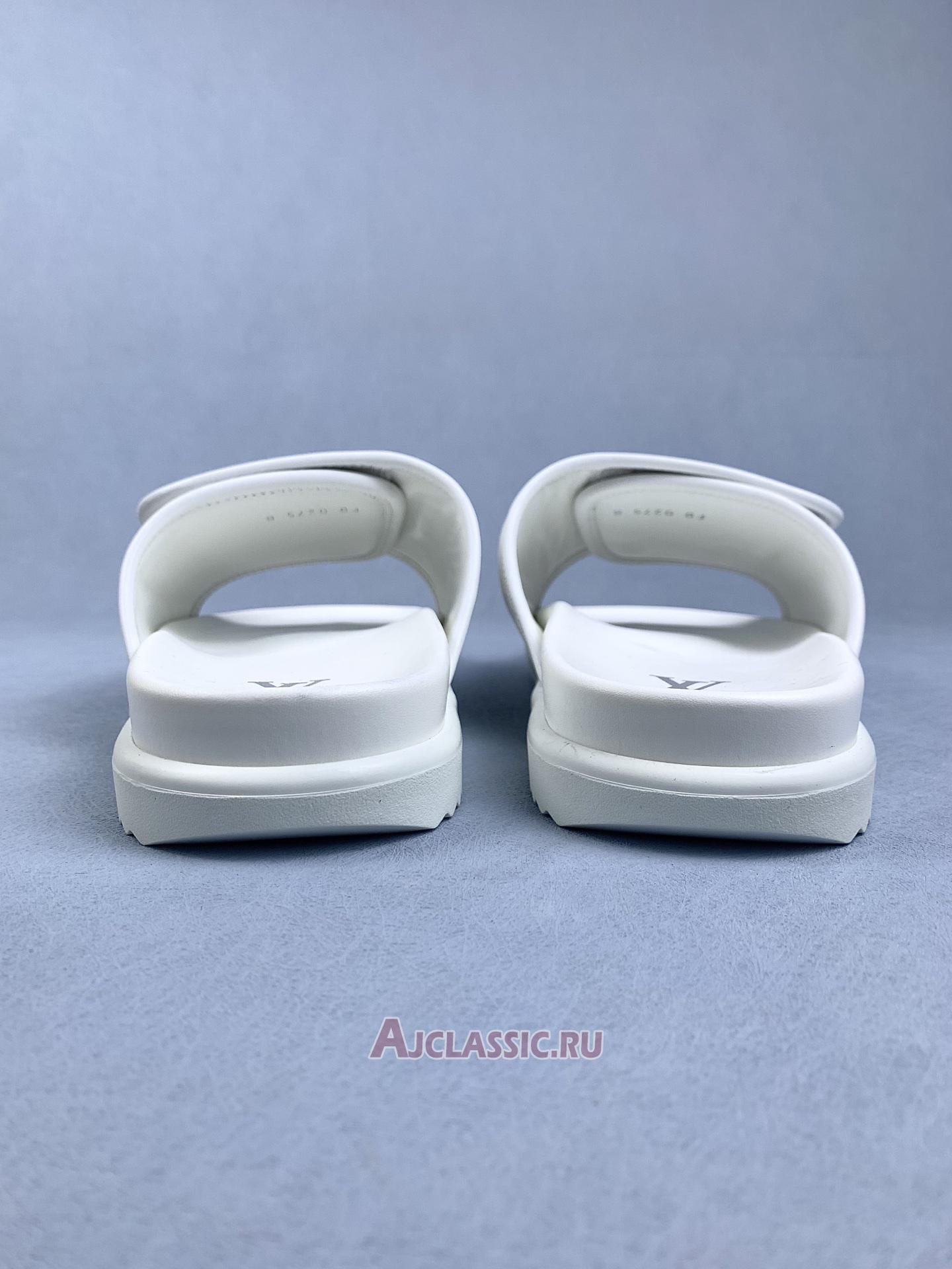 New Louis Vuitton LV Miami Mule Sandals "White Monogram" 1AIXCF Shoes