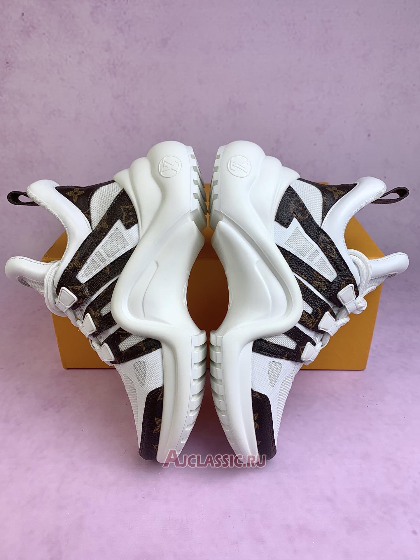 New Louis Vuitton LV Wmns Archlight Sneaker "White Brown" 1A43L1 Shoes