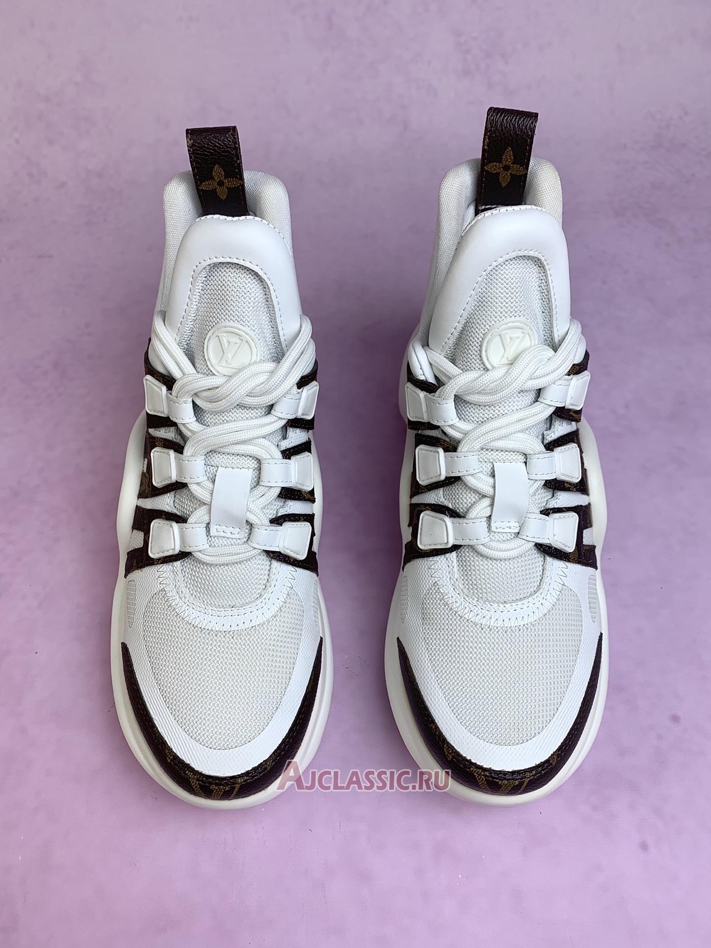 New Louis Vuitton LV Wmns Archlight Sneaker "White Brown" 1A43L1 Shoes
