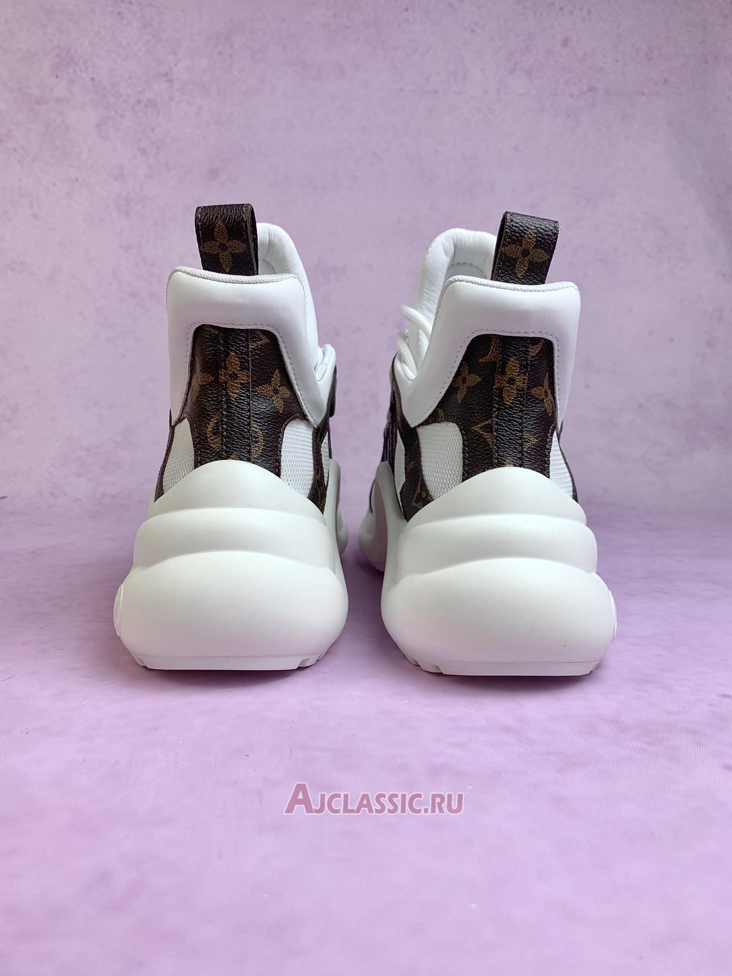 New Louis Vuitton LV Wmns Archlight Sneaker "White Brown" 1A43L1 Shoes