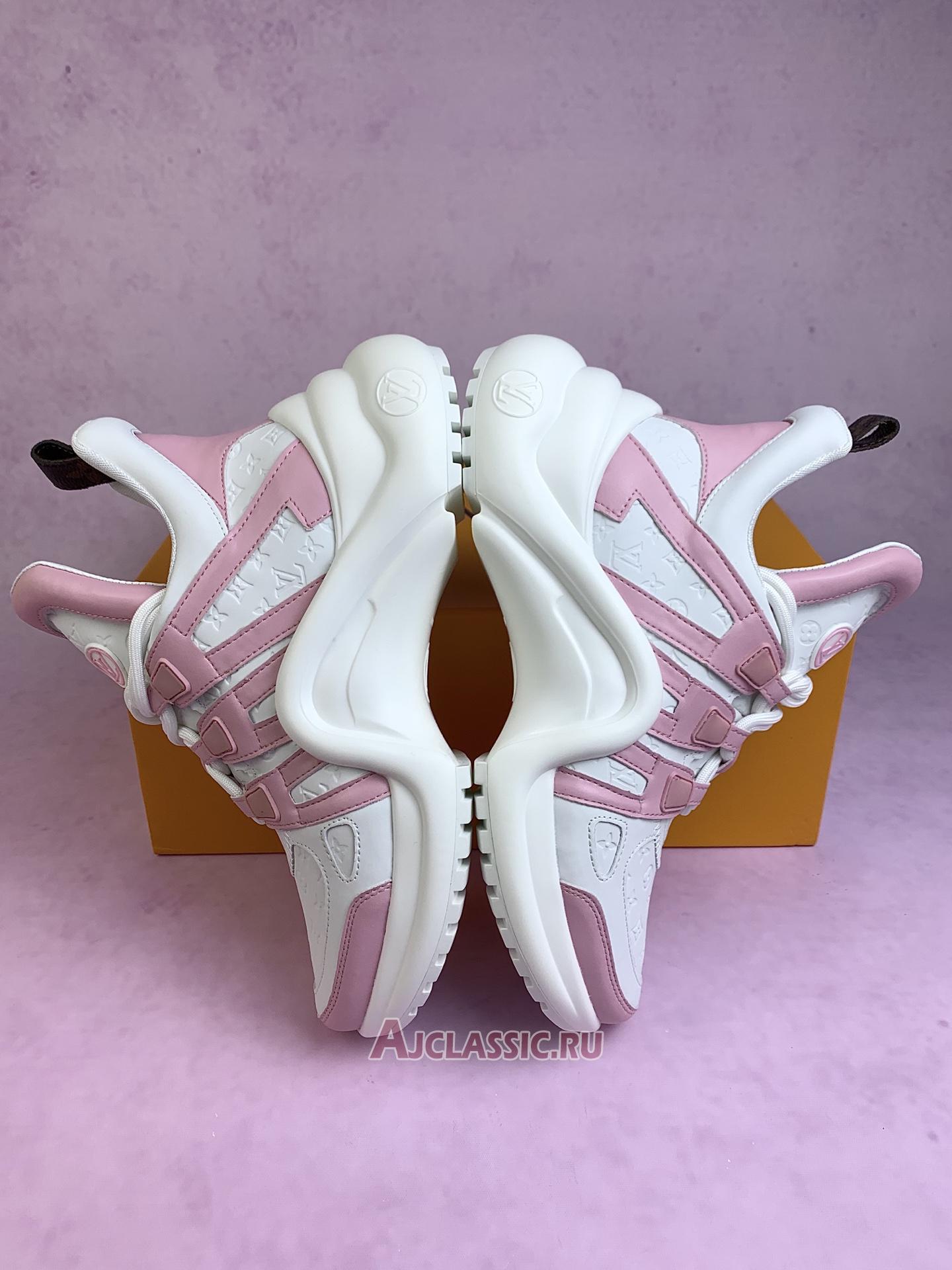 New Louis Vuitton LV Wmns Archlight Sneaker "White Pink" 1A43L1-2 Shoes