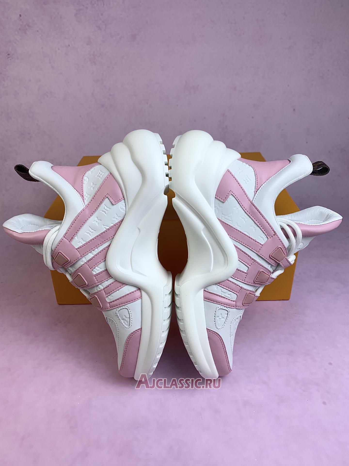 New Louis Vuitton LV Wmns Archlight Sneaker "White Pink" 1A43L1-2 Shoes