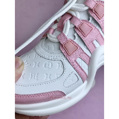 Buy Louis Vuitton LV Wmns Archlight Sneaker White Pink Pink 1A43L1-2 Quality Reps Replicas Shoes
