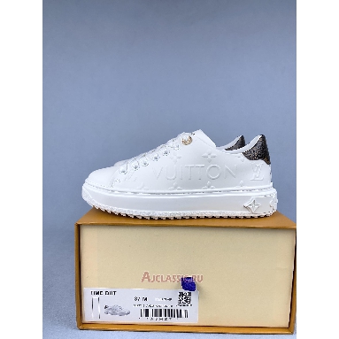 Buy Louis Vuitton LV Time Out Sneaker Debossed White Monogram White 1AAP6H Quality Reps Replicas Shoes