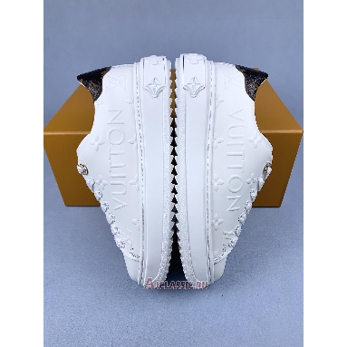Buy Louis Vuitton LV Time Out Sneaker Debossed White Monogram White 1AAP6H Quality Reps Replicas Shoes