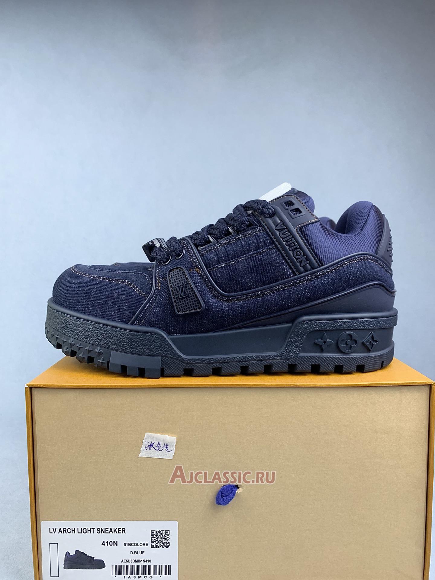 New Louis Vuitton LV Trainer Maxi Sneaker "Blue Denim" 1AD6FX-3 Shoes