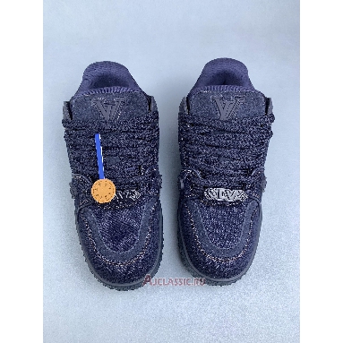 Buy Louis Vuitton LV Trainer Maxi Sneaker Blue Denim Blue 1AD6FX-3 Quality Reps Replicas Shoes