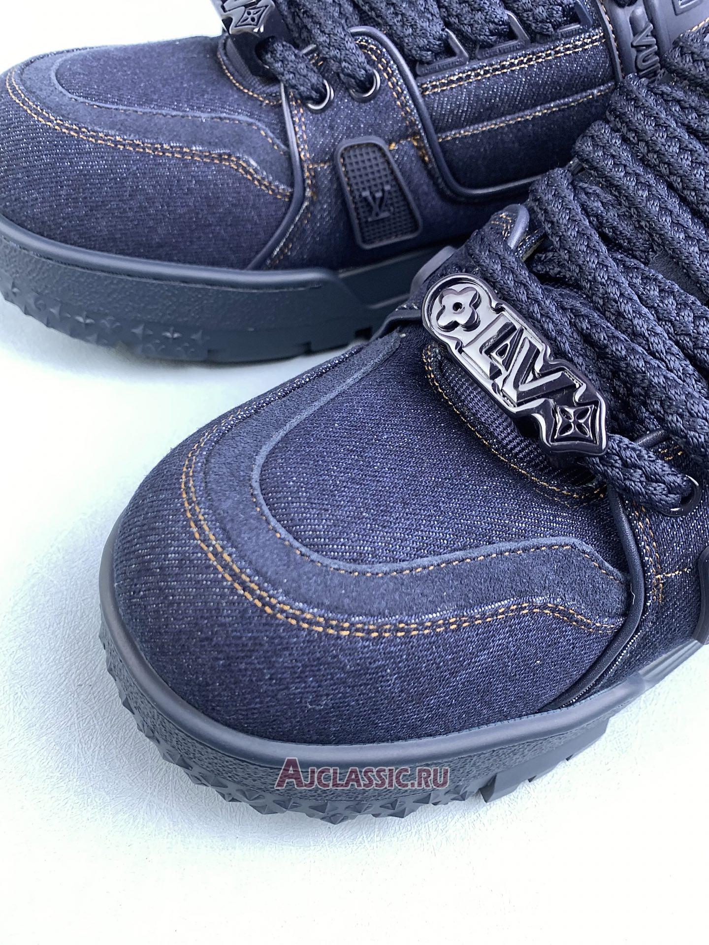 New Louis Vuitton LV Trainer Maxi Sneaker "Blue Denim" 1AD6FX-3 Shoes