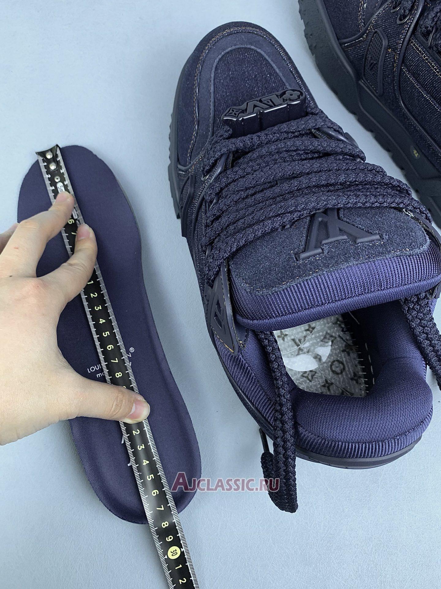 New Louis Vuitton LV Trainer Maxi Sneaker "Blue Denim" 1AD6FX-3 Shoes