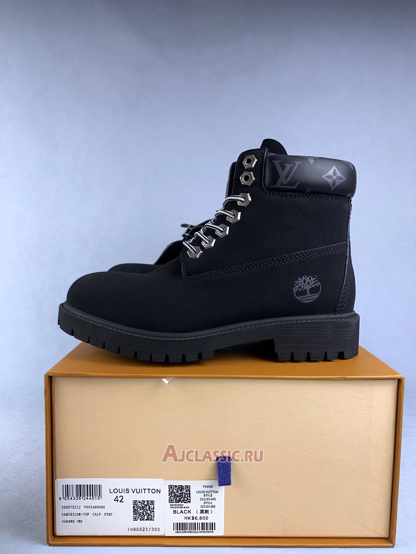 New Louis Vuitton LV x Timberland 6 Inch Ankle Boot "Black" 1AD75A Shoes
