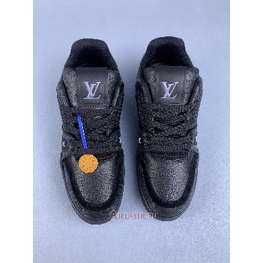 Buy Louis Vuitton LV Trainer Sneaker Black Monogram Flowers Black 1ADH49 Quality Reps Replicas Shoes