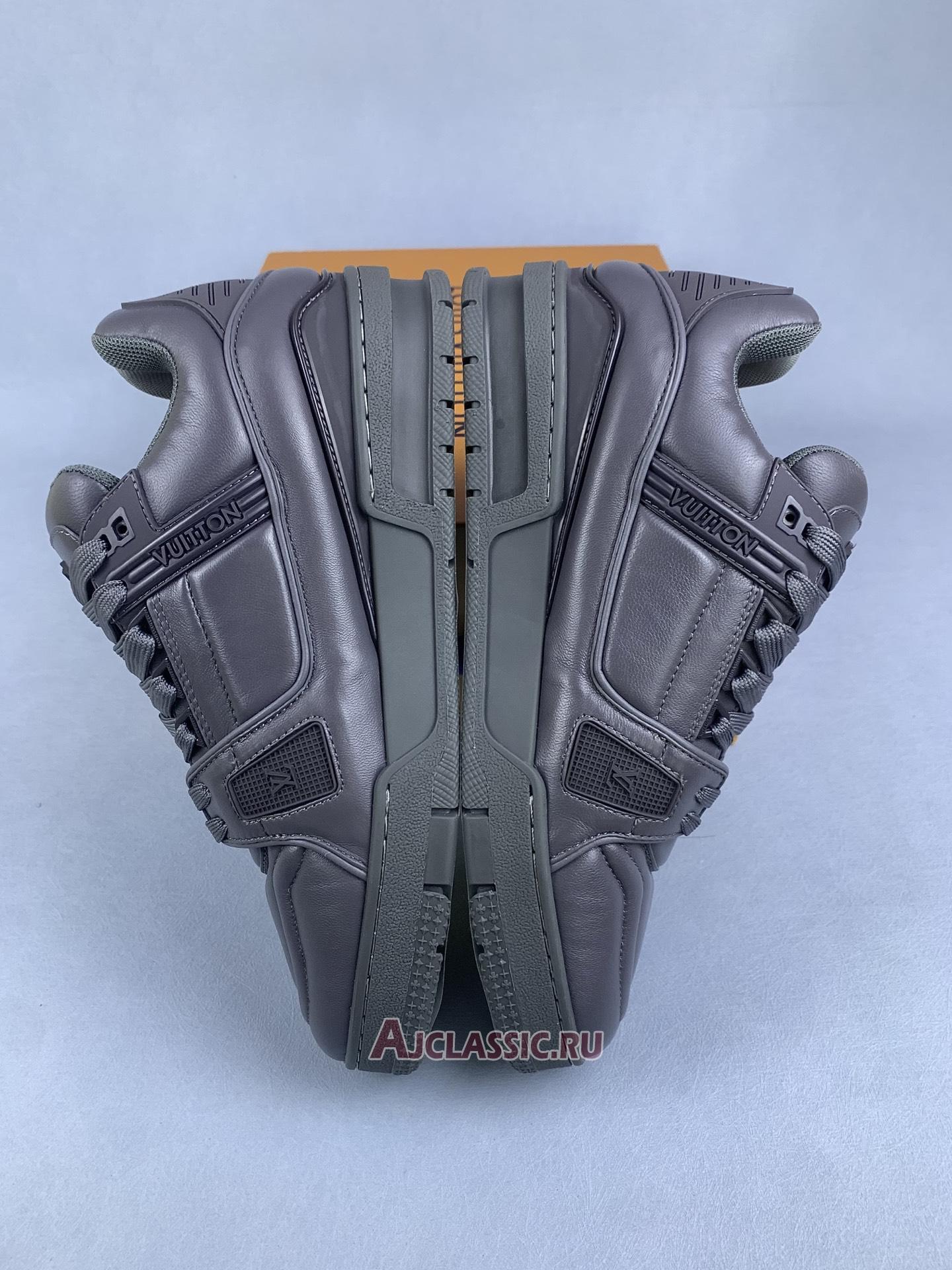 New Louis Vuitton LV Trainer Sneaker "Dark Grey" 1AC5CR Shoes