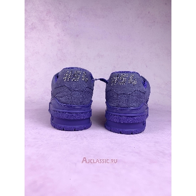 Buy Louis Vuitton LV Trainer Sneaker Purple Metal Studs Purple 1ADHAS Quality Reps Replicas Shoes