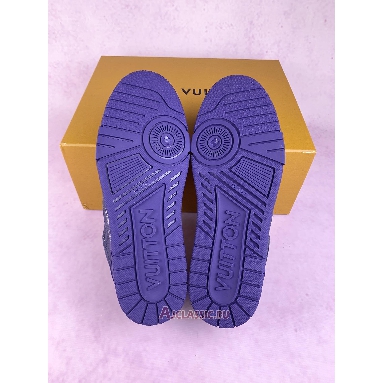Buy Louis Vuitton LV Trainer Sneaker Purple Metal Studs Purple 1ADHAS Quality Reps Replicas Shoes