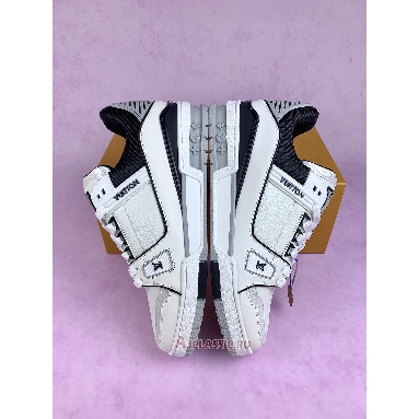 Buy Louis Vuitton LV Trainer Sneaker Black White Black 1AIJ49 Quality Reps Replicas Shoes
