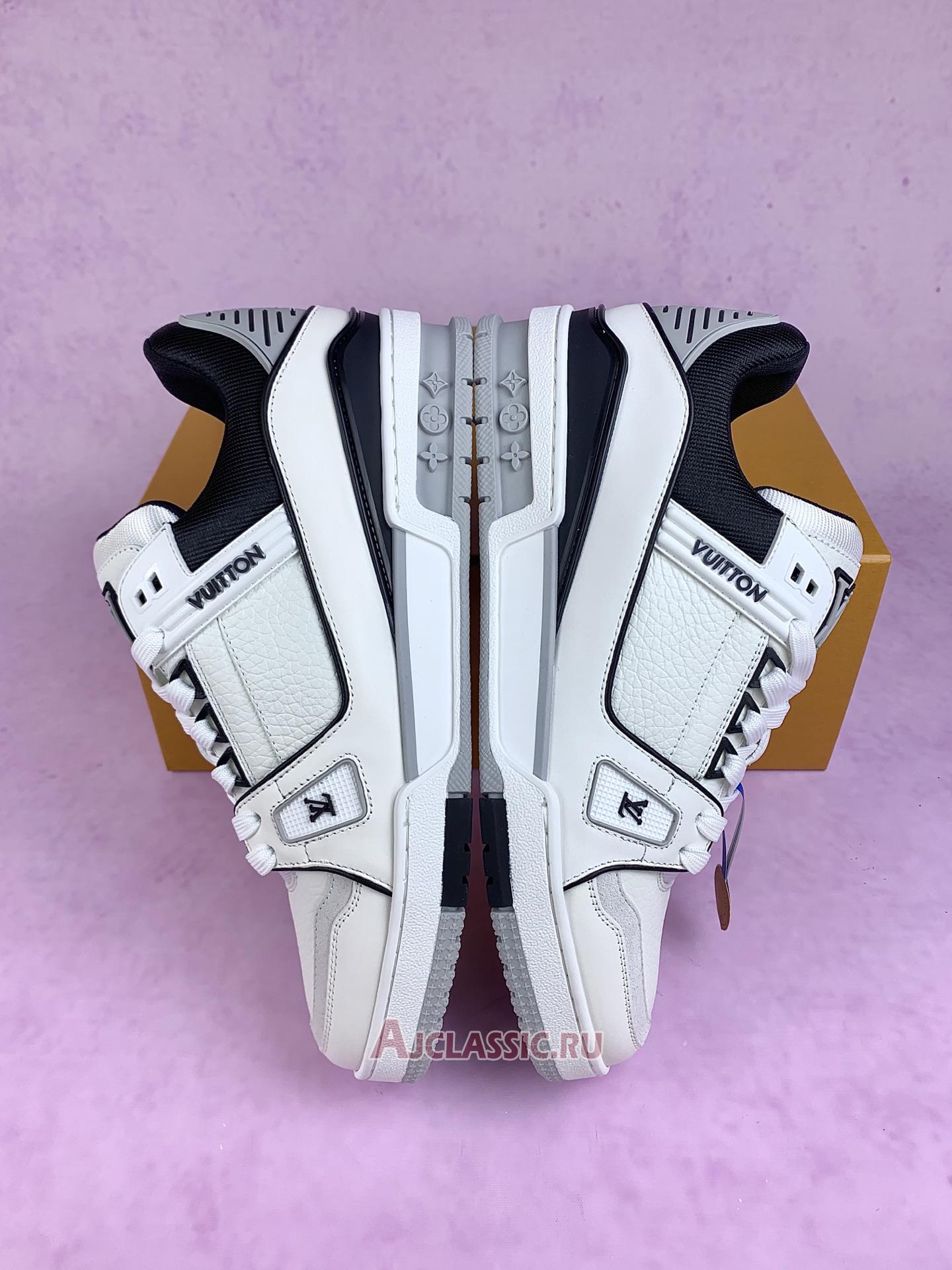 New Louis Vuitton LV Trainer Sneaker "Black White" 1AIJ49 Shoes