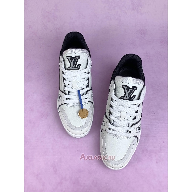 Buy Louis Vuitton LV Trainer Sneaker Black White Black 1AIJ49 Quality Reps Replicas Shoes