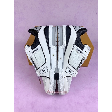 Buy Louis Vuitton LV Trainer Sneaker Black White Black 1AIJ49 Quality Reps Replicas Shoes