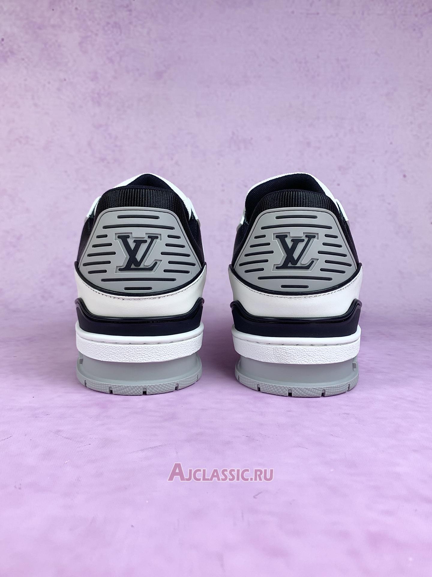New Louis Vuitton LV Trainer Sneaker "Black White" 1AIJ49 Shoes
