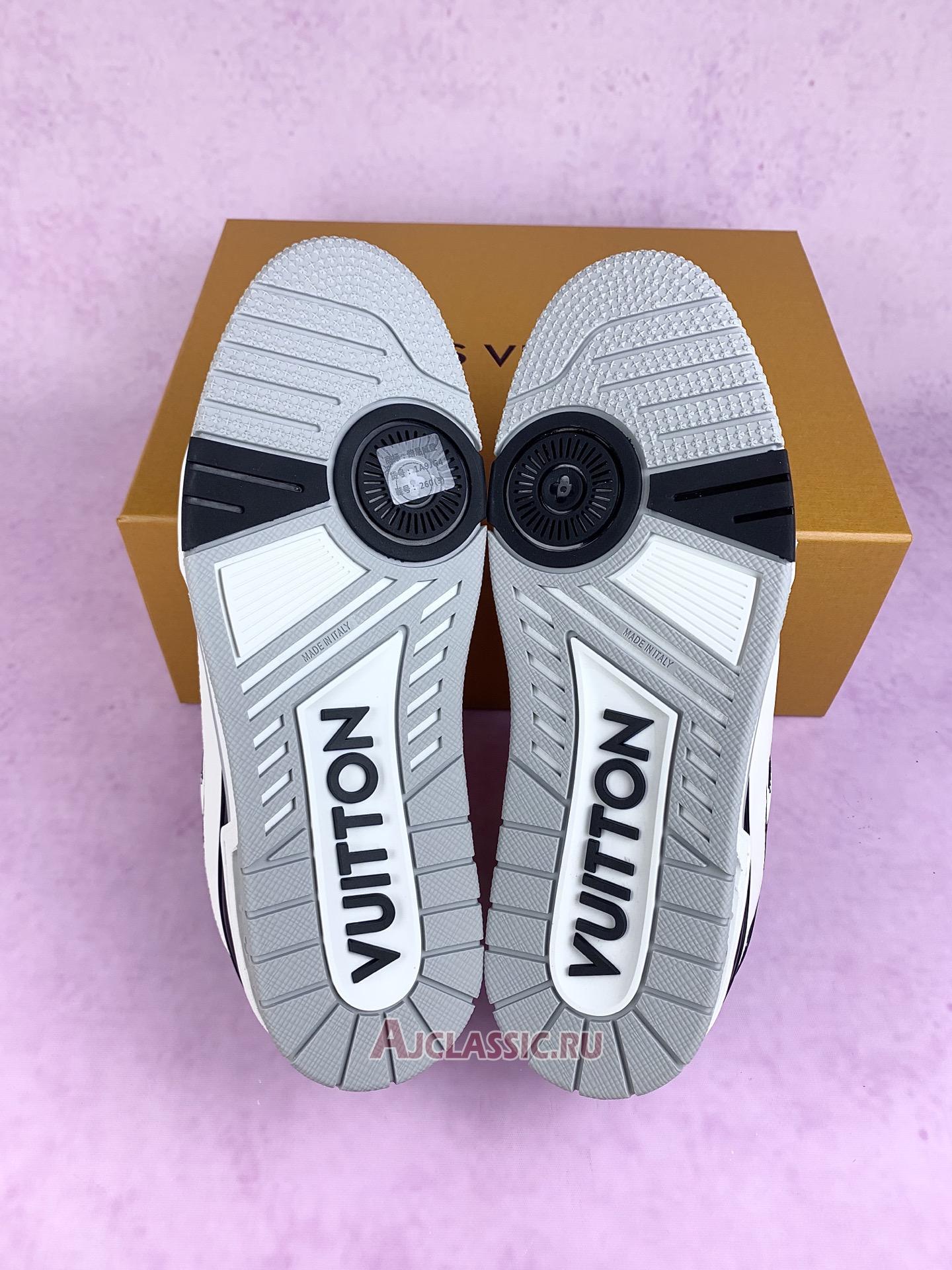 New Louis Vuitton LV Trainer Sneaker "Black White" 1AIJ49 Shoes