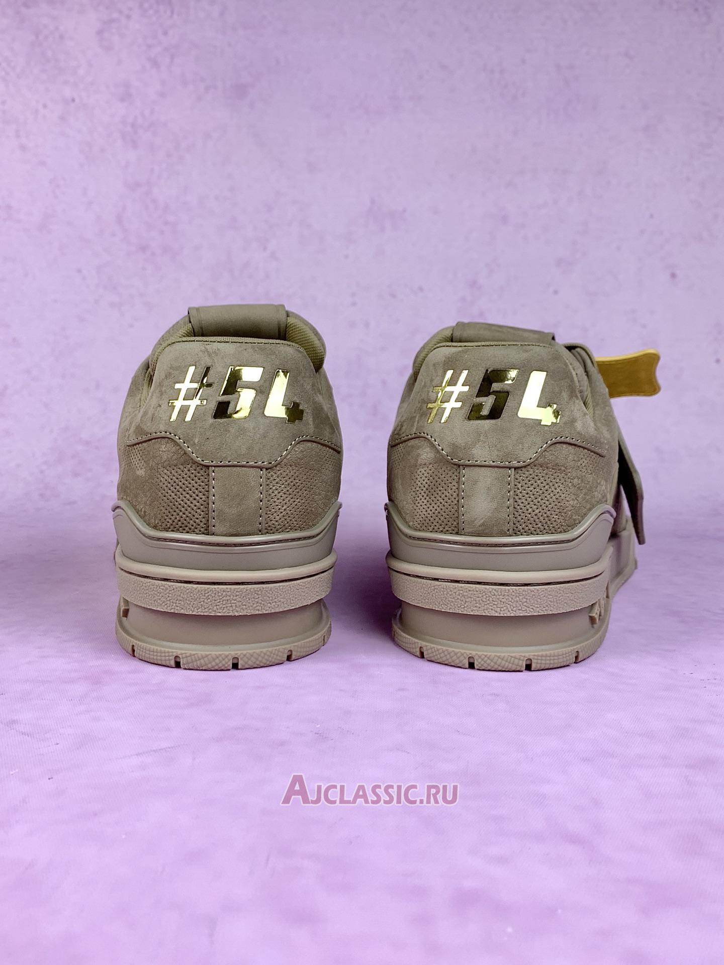 New Louis Vuitton LV Trainer Sneaker "Taupe Brown" 1AH616 Shoes