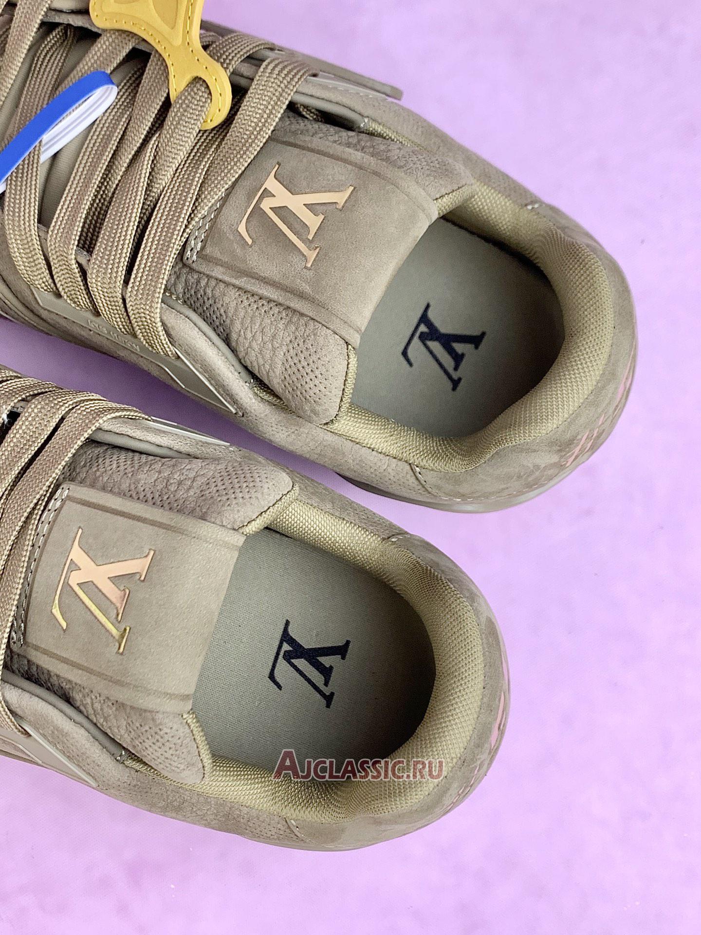 New Louis Vuitton LV Trainer Sneaker "Taupe Brown" 1AH616 Shoes