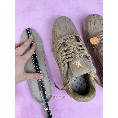 Buy Louis Vuitton LV Trainer Sneaker Taupe Brown Brown 1AH616 Quality Reps Replicas Shoes