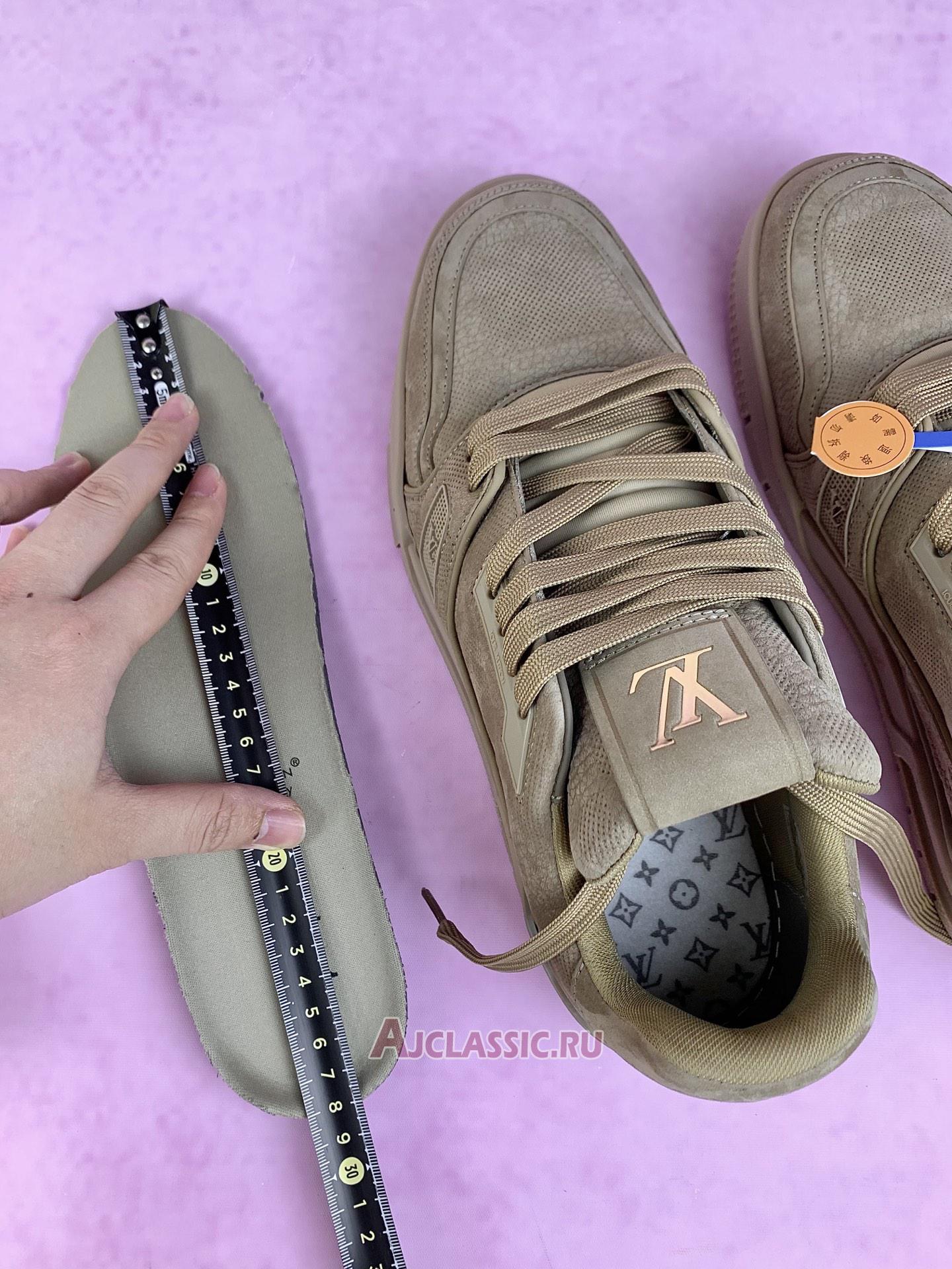 New Louis Vuitton LV Trainer Sneaker "Taupe Brown" 1AH616 Shoes