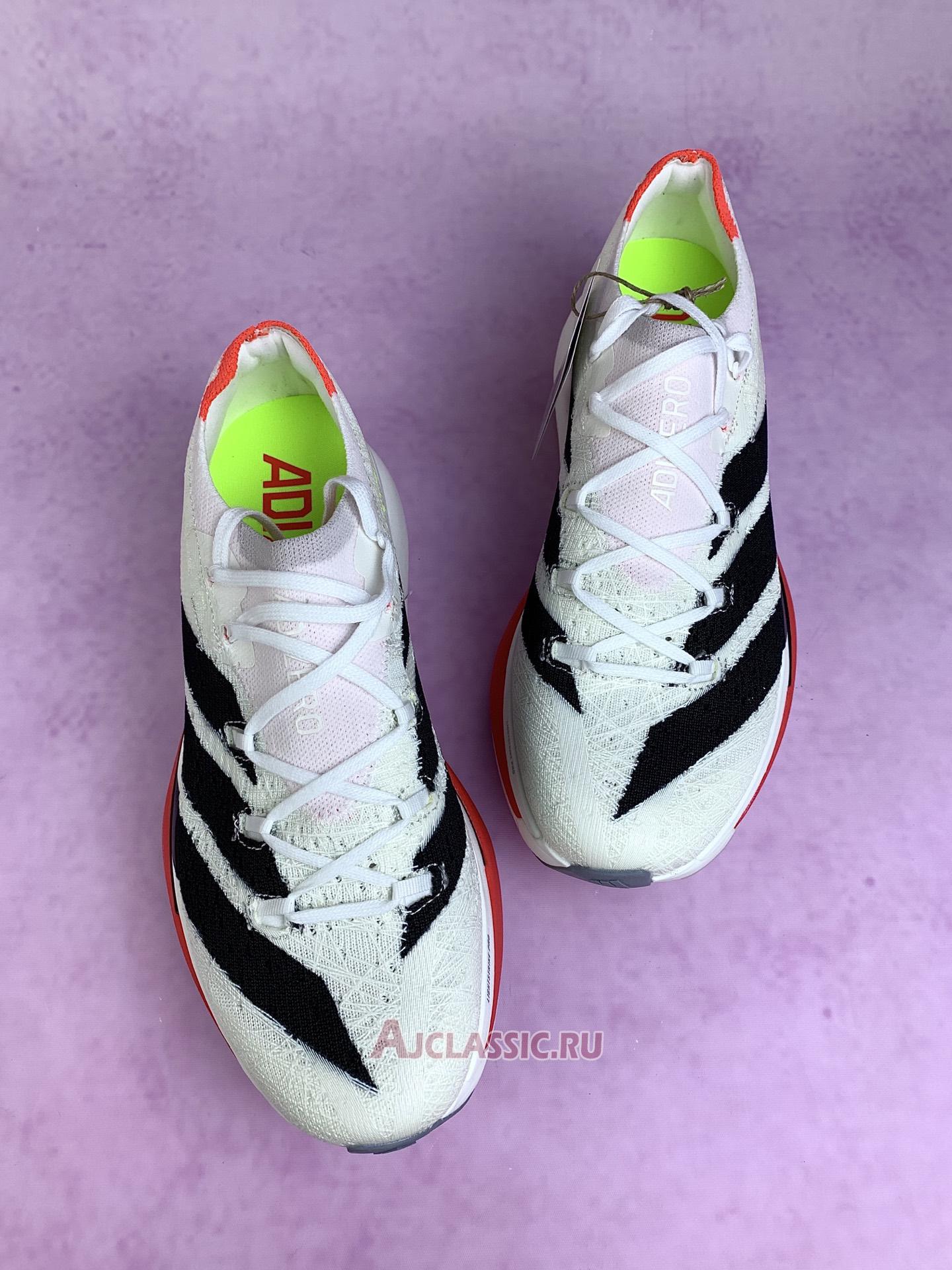 New Adidas Adizero Prime X 3.0 Strung "Cloud White Lucid Red" JR2597 Shoes