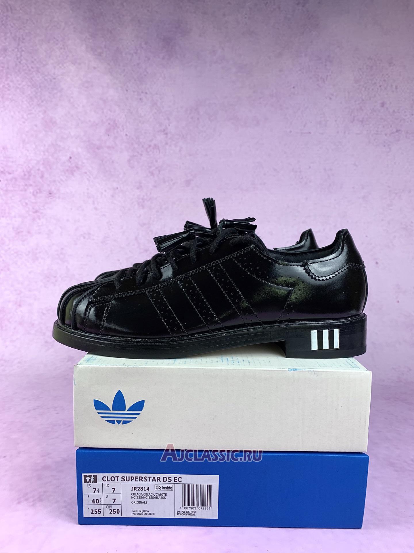 New CLOT x Adidas Dress Superstar "By Edison Chen Black" JR2814 Shoes