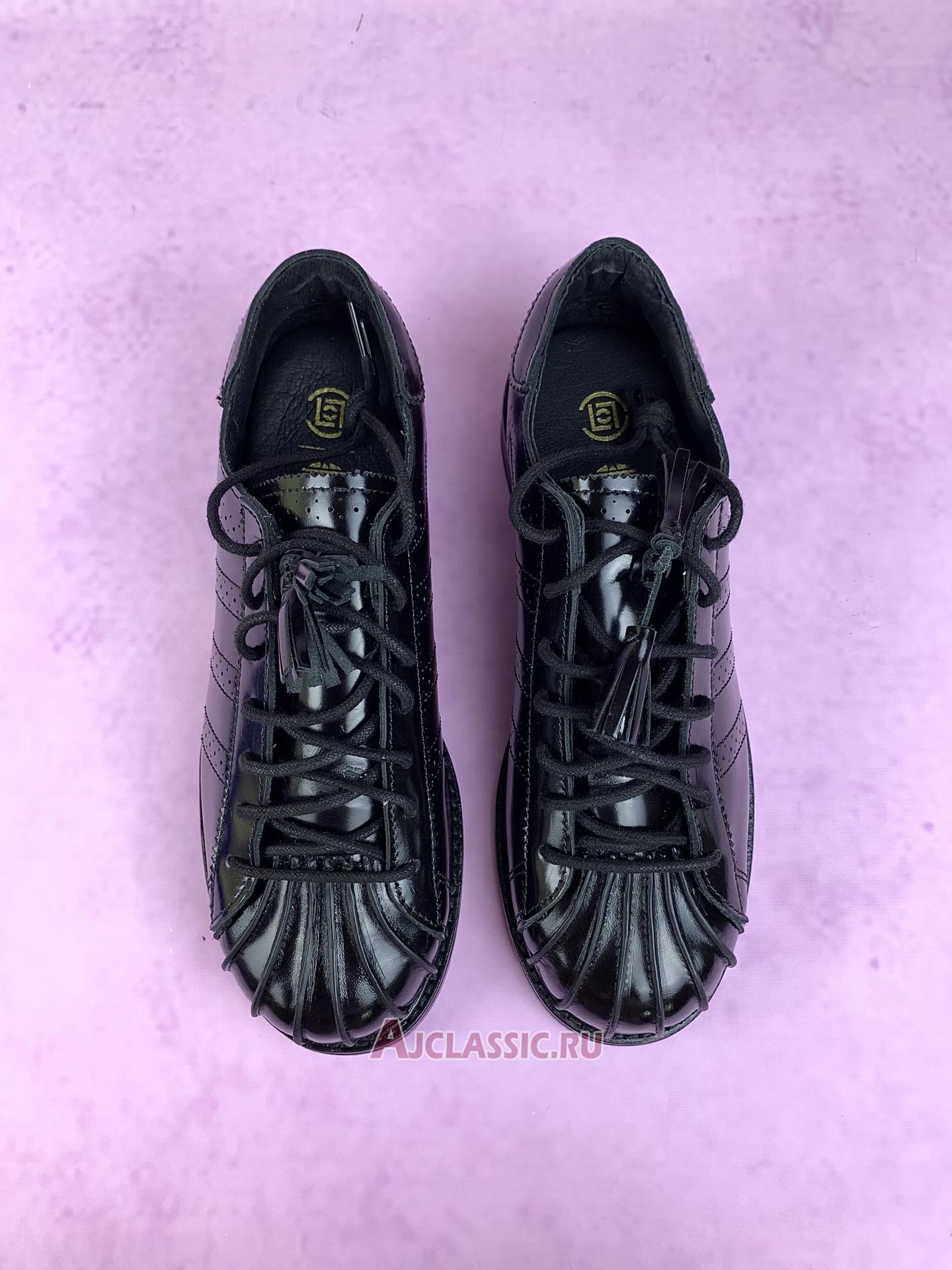 New CLOT x Adidas Dress Superstar "By Edison Chen Black" JR2814 Shoes