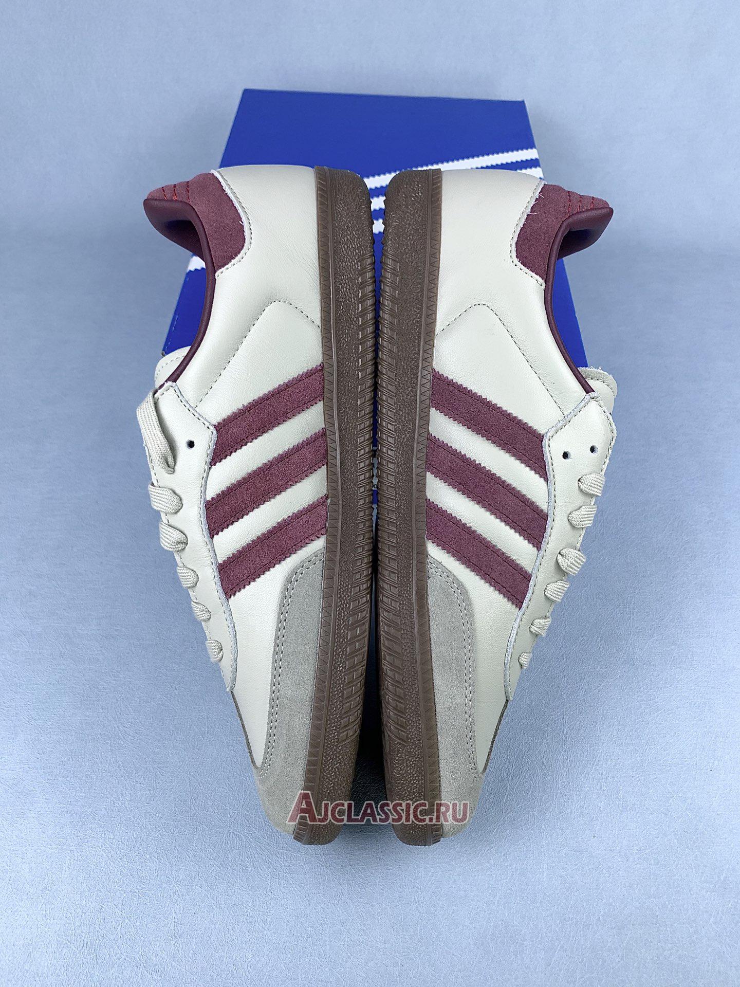 New Adidas Samba OG "Putty Grey Maroon" ID1482 Shoes