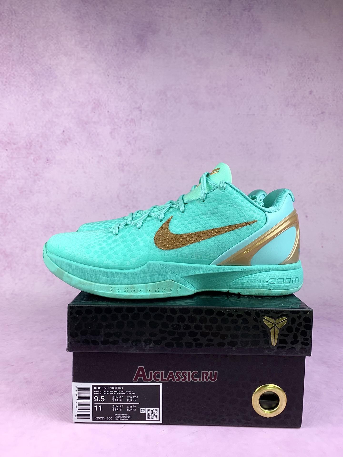 New Nike Kobe 6 Protro "Jalen Brunson Statue of Liberty" IQ5774-300-2 Shoes