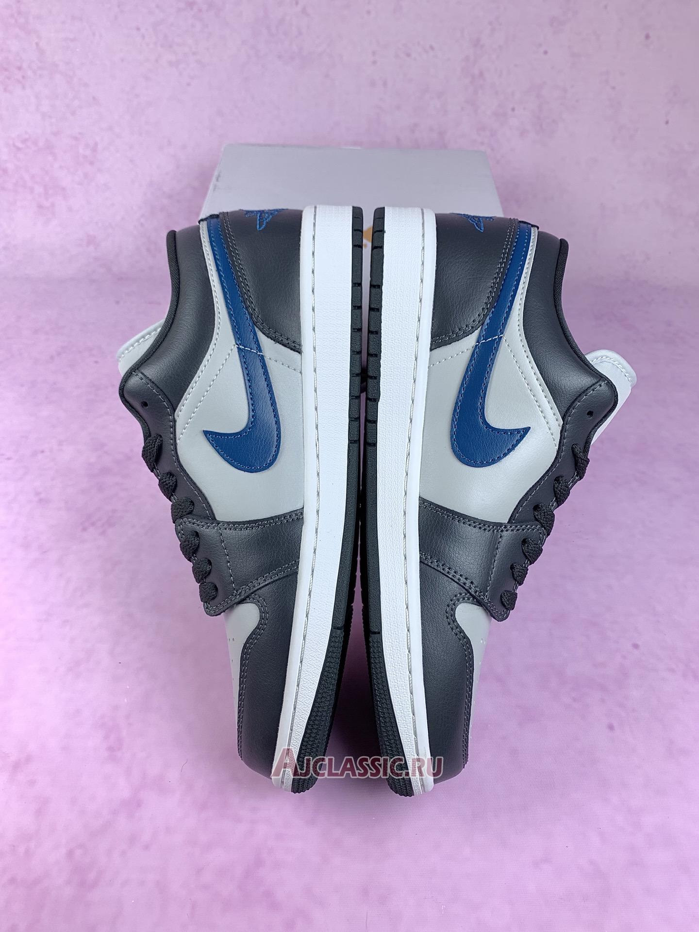 New Air Jordan 1 Low "Anthracite Industrial Blue" DC0774-040 Shoes