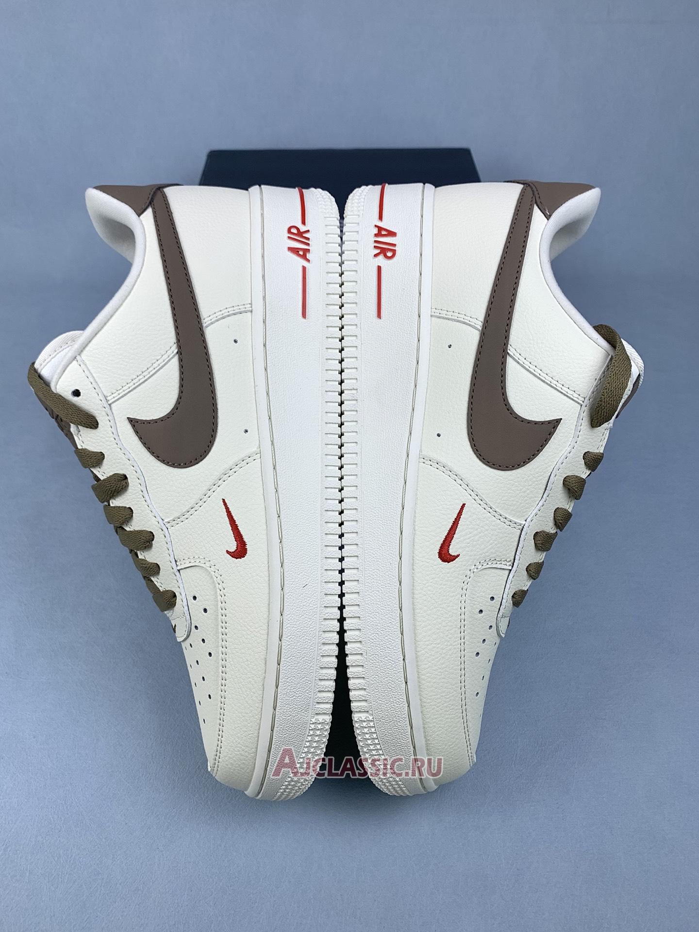 New Nike Air Force 1 Low Premium "Cream White Brown" 808788-996 Shoes