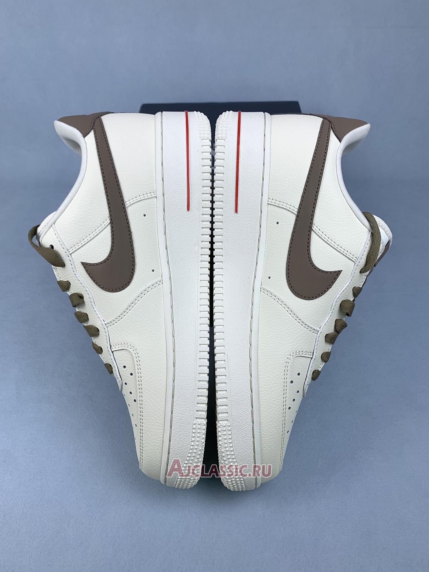 New Nike Air Force 1 Low Premium "Cream White Brown" 808788-996 Shoes