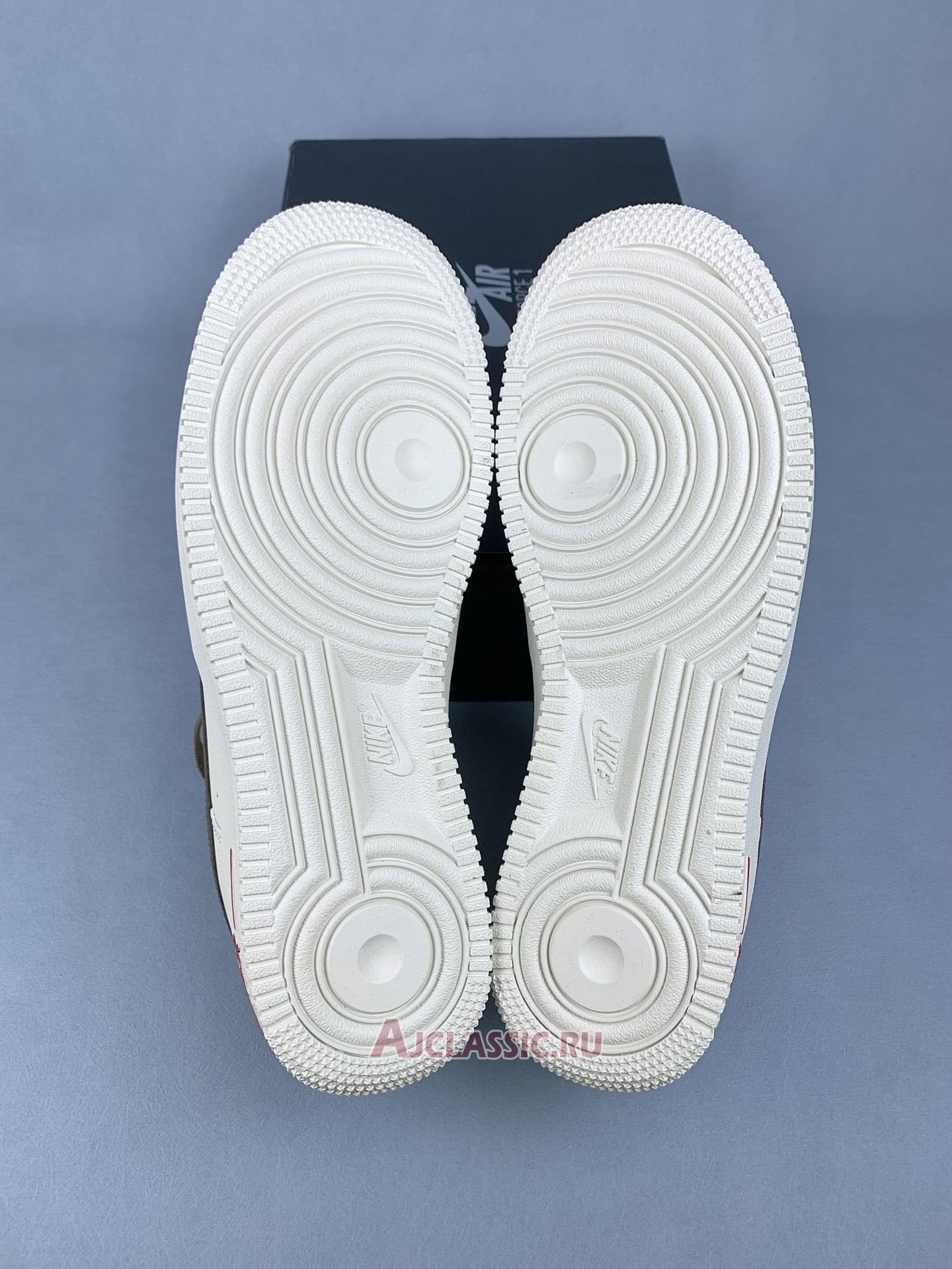 New Nike Air Force 1 Low Premium "Cream White Brown" 808788-996 Shoes